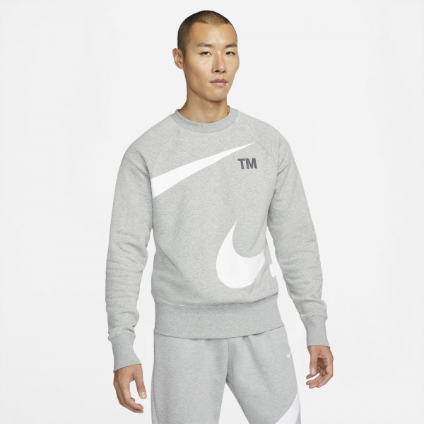 Свитшот Nike M NSW SWOOSH SBB CREW DD5993-063 р. 2XL серый