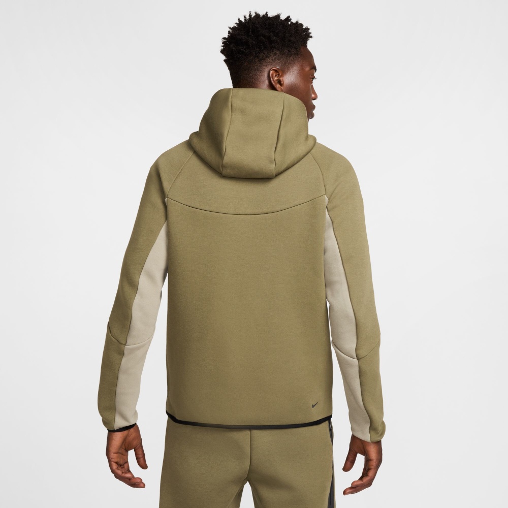 Джемпер Nike M NK TCH FLC FZ WR HOODIE HV0949-222 р.M хакі