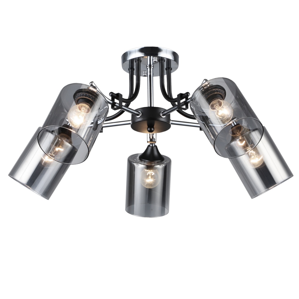 Люстра потолочная Victoria Lighting 5x60 Вт E27 хром Delia/PL5 chrome