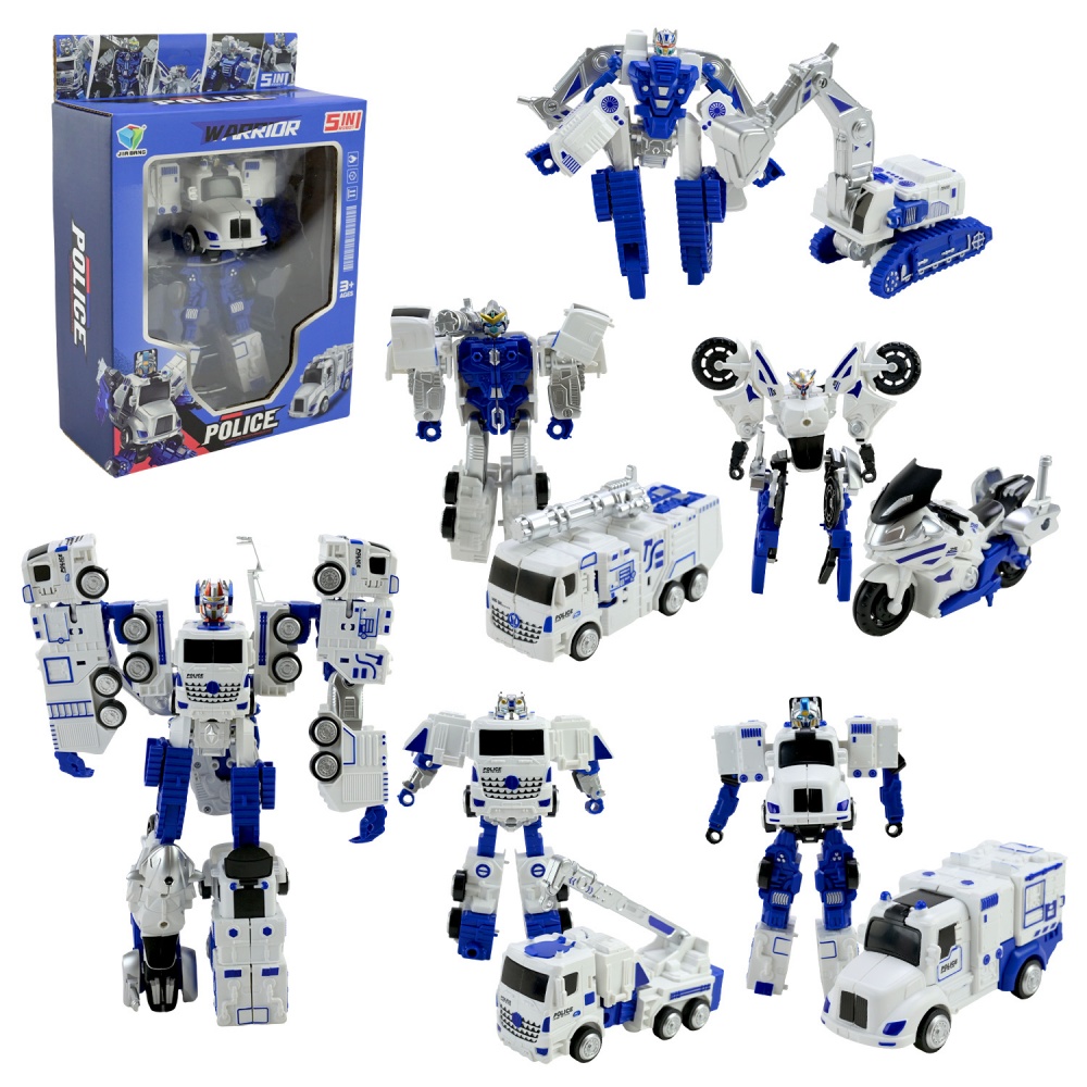 Робот-трансформер Shantou Полицейский 5 в 1 788-95Y