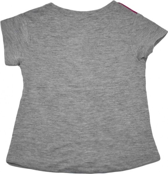 Футболка для дівчинки AKKU 9081 з зіркою р.134 сірий 