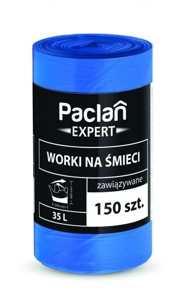 Мешки для мусора с ушками Paclan Expert крепкие 35 л 150 шт. (MultiTop)