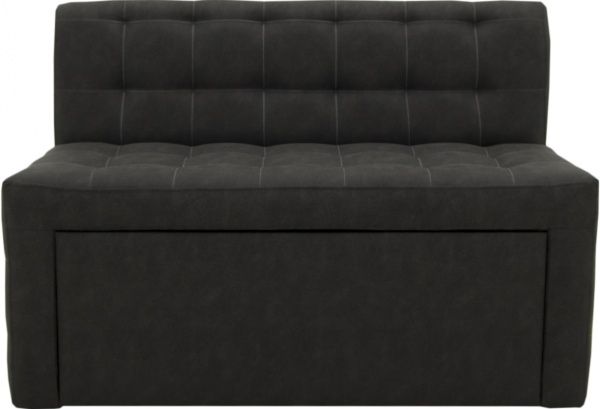 Скамья Кедр КАРАТ 1200 искусственная замша темно-серый