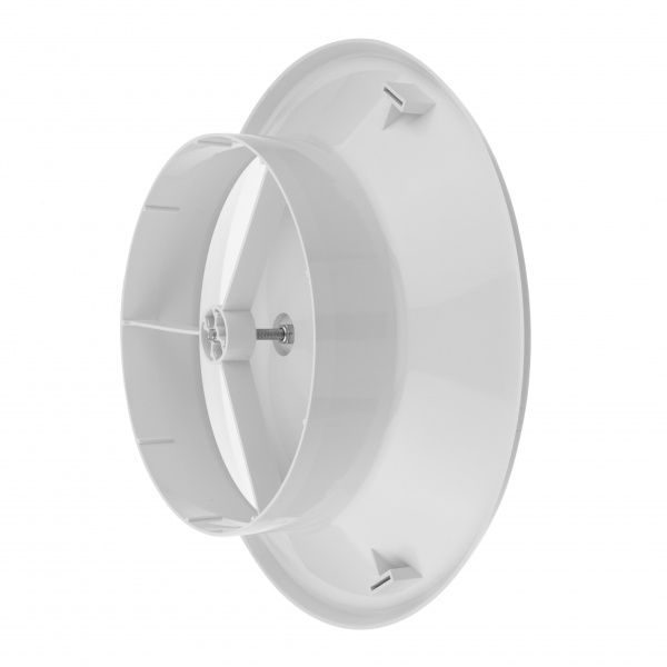 Анемостат MiniMax вентиляційний з фланцем і пружинним кріпленням d200 х d305 х 85 мм (2304) пластик білий 