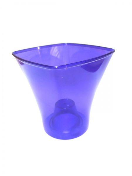 Кашпо декоративное КВАДРО L 145 фигурный 1,5 л фиолетовый 