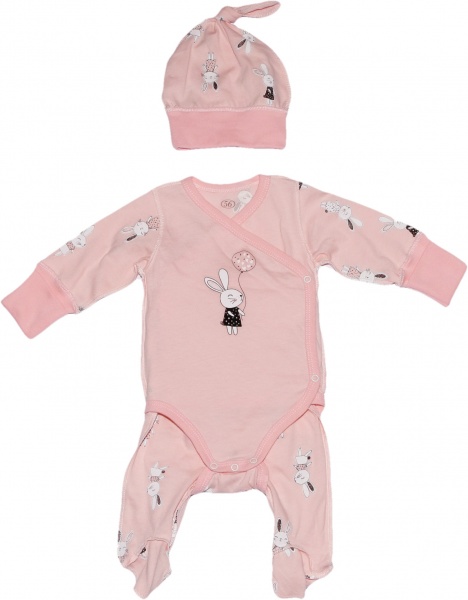 Комплект для девочки Фламинго р.56 розовый 433-125 