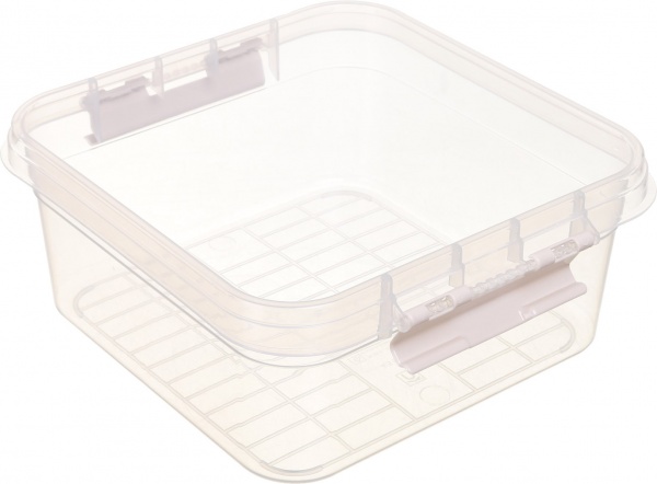 Органайзер для косметики Luna Simple 25х26х11 см пластик розовый 