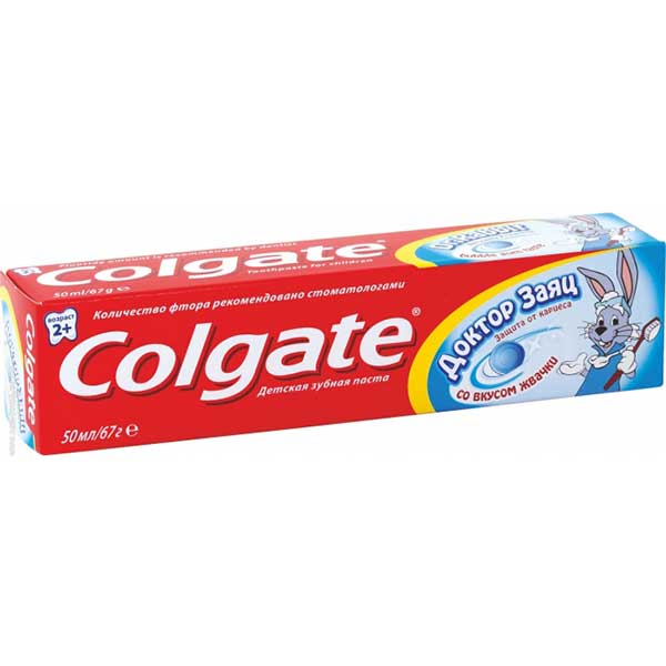 Дитяча зубна паста Colgate Доктор Заєць смак Жуйки 50 мл