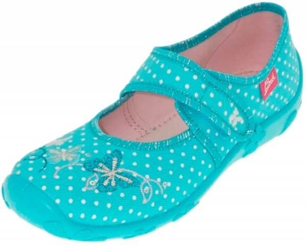 Тапочки для девочек Beck Magic р.24 бирюзовый 215256G24AB 