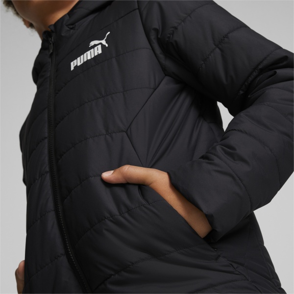 Куртка Puma ESS HOODED PADDED JACKET 67055901 р.128 черный