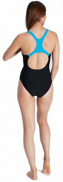 Купальник Speedo MEDLEY LOGO MDLT AF BLACK/BLUE 8-13474D812 р.L чорний