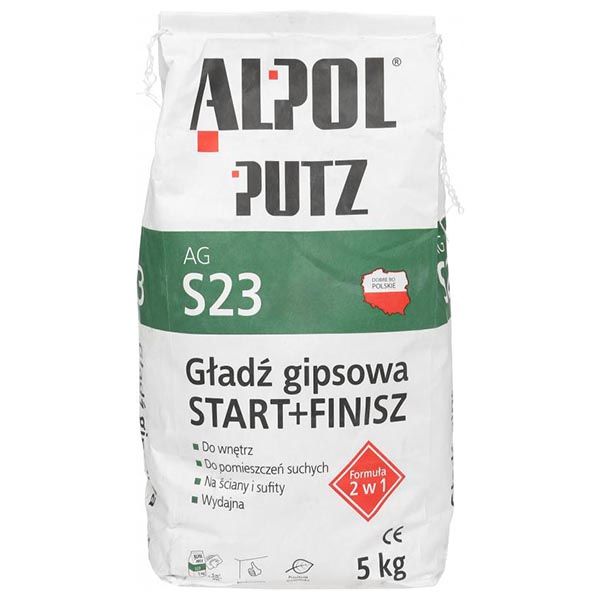 Шпаклевка Alpol 2 в 1 Putz AG S23 5 кг