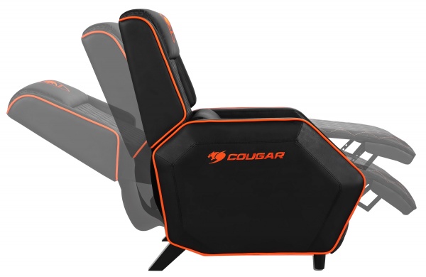 Крісло Cougar софа геймерське RANGER чорно-помаранчевий 