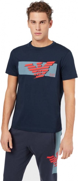 Футболка EA7 PJJ6Z-3HPT30-1554 р.S темно-синій