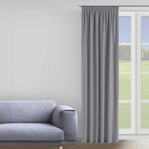 Штора Velour 200х275 см сірий Decora textile