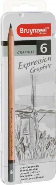 Карандаши графитные EXPRESSION Bruynzeel 6 шт. Sakura