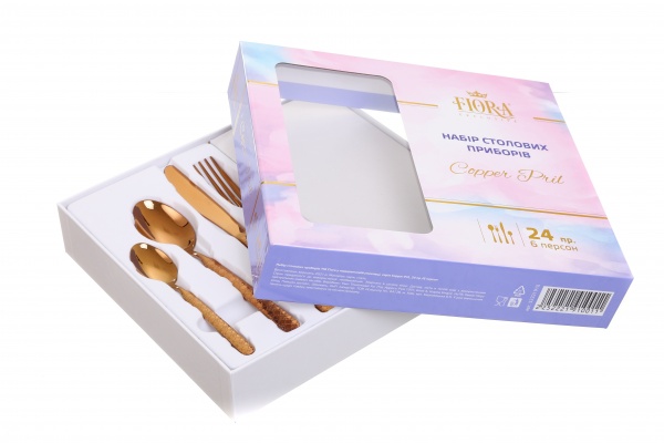 Набор столовых приборов Cooper Pril 24 предмета Fiora