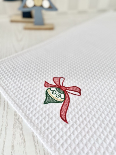 Рушник вафельний RKVF01B 34x65 см Limaso білий 