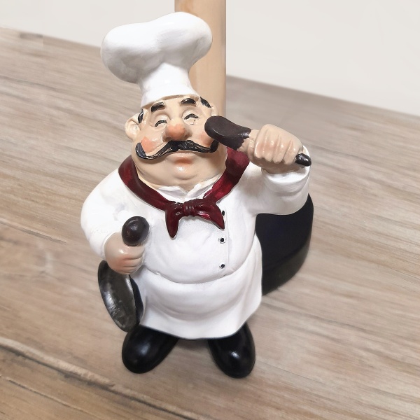 Статуетка тримач для паперових рушників Кухар DH-ST-02-2 White МВМ