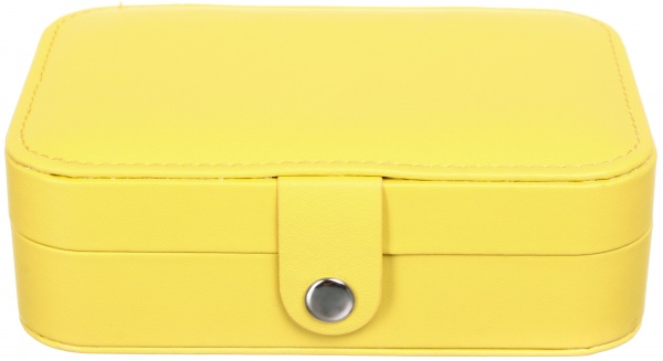 Шкатулка для украшений Flatty 16x11.5x5 см желтый