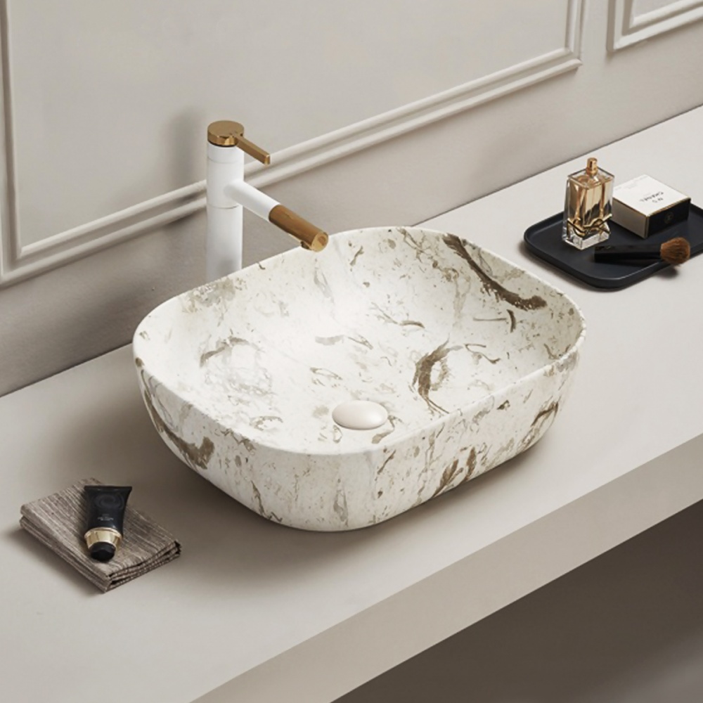 Умивальник-чаша Doosh MARMUR DO-TS-01 Marble gold