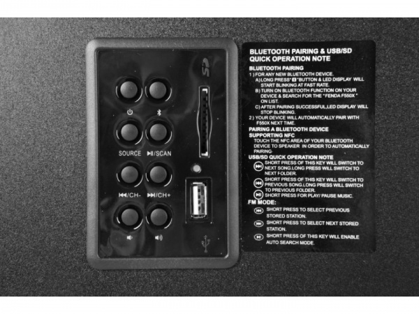 Акустична система F&D F-550X 2.1 black 