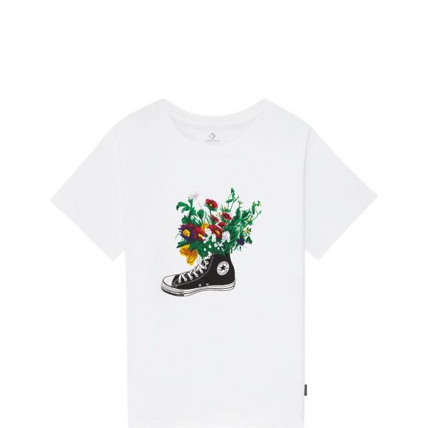 Футболка Converse Flowers are Blooming Tee 10021074-A03 р.S білий
