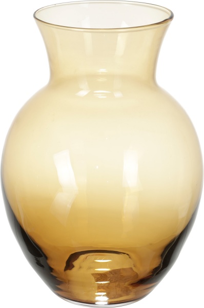 Ваза скляна Wrzesniak Glassworks Nest 26 см амбер 