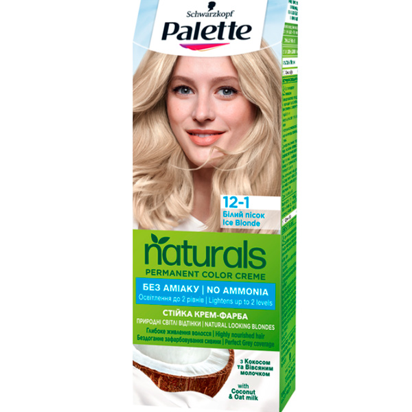 Краска для волос Palette Naturals Naturals 12-1 белый песок 110 мл