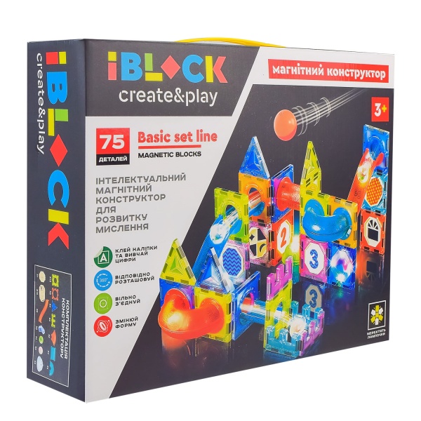 Конструктор магнитный Iblock PL-921-255