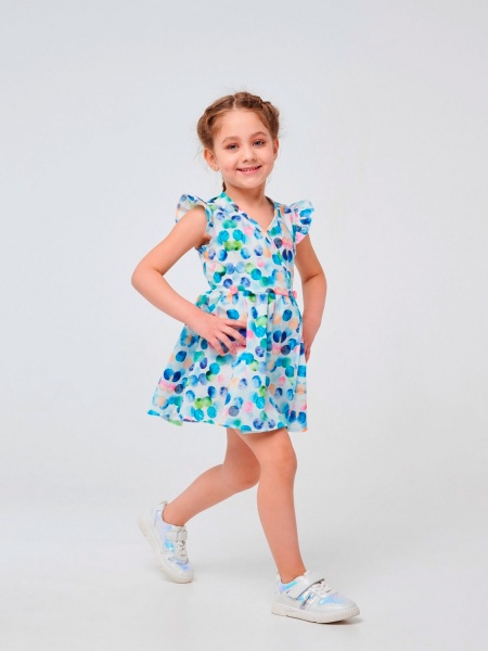 Платье Smil Шарики 120351 р.92 разноцветный 