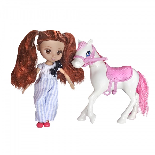 Ігровий набір Shantou Лялька Мія з конем 58003