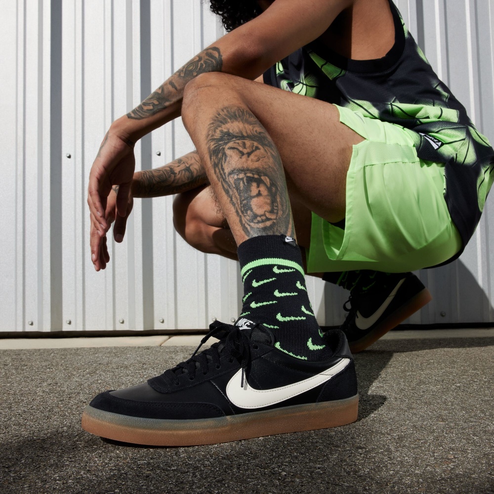 Кроссовки мужские демисезонные Nike Killshot 2 Leather 432997-070 р.45,5 черные