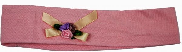 Пов'язка Danaya з квіткою рожевий B19-130/8 