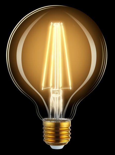 Лампа світлодіодна Expert FIL Gold G95 6 Вт E27 2700 К 220 В прозора 