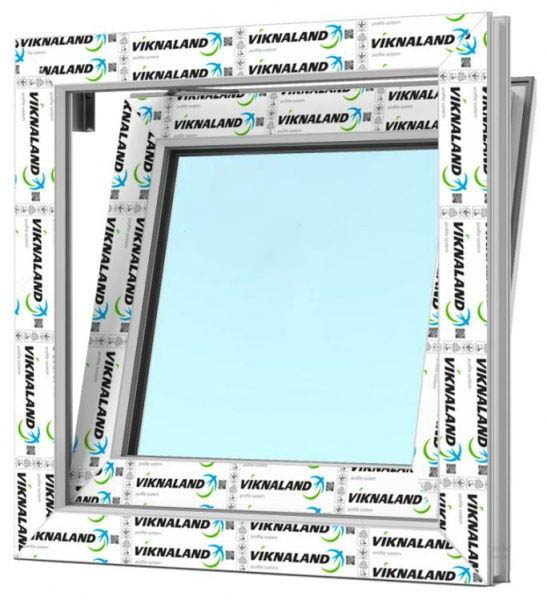 Окно поворотно-откидное VIKNALAND В 70 800x800 мм правое 