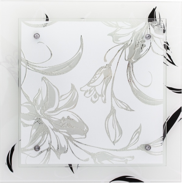 Світильник настінно-стельовий CHARMANT 2x40 Вт E27 білий 48078-2 