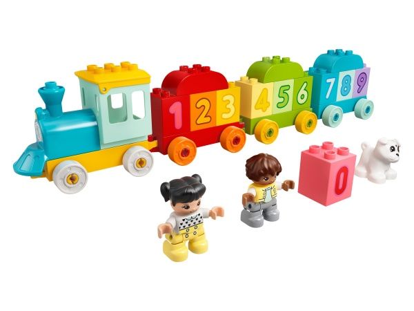 Конструктор LEGO DUPLO Поезд с цифрами — учимся считать 10954