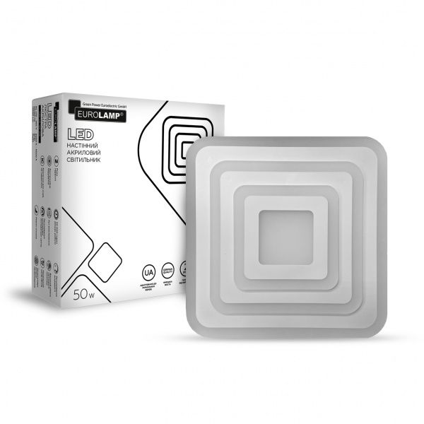 Светильник настенный Eurolamp LED A6 50 Вт белый LED-BRAS-50-A6 