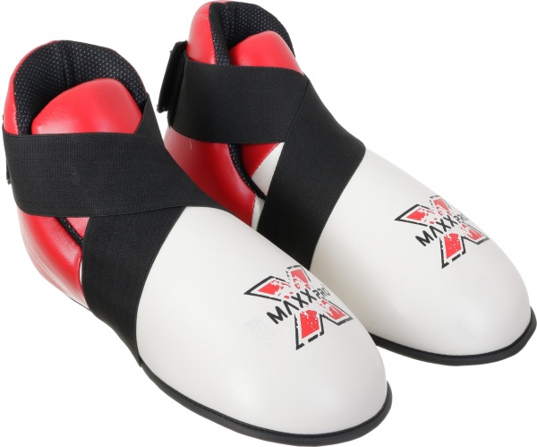 Футы для кикбоксинга MaxxPro KMR-625 красный р. M 