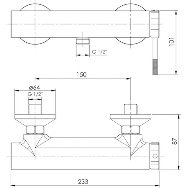 Змішувач для душу Imprese Brenta ZMK091908080