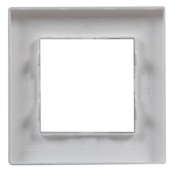 Рамка Legrand Niloe Step 863491 универсальная сталь