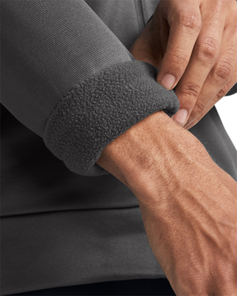 Джемпер Under Armour UA ARMOUR FLEECE FZ HOODIE 1373357-025 р.S серый