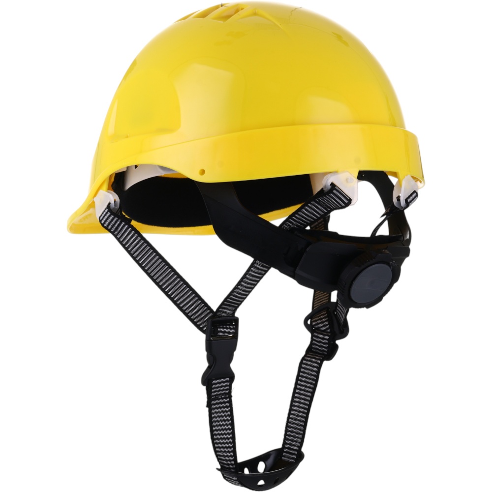 Каска строителя Montero желтый W-037