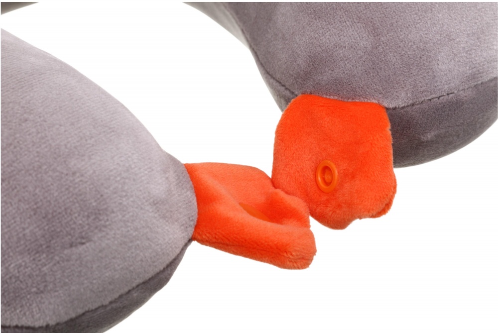 Подушка-підголівник HW Пінгвін 28x28 см біло-коричневий BMPMIX0545