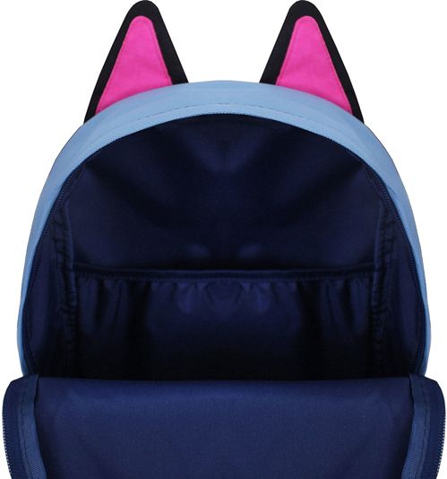 Рюкзак с ушками голубой 54566