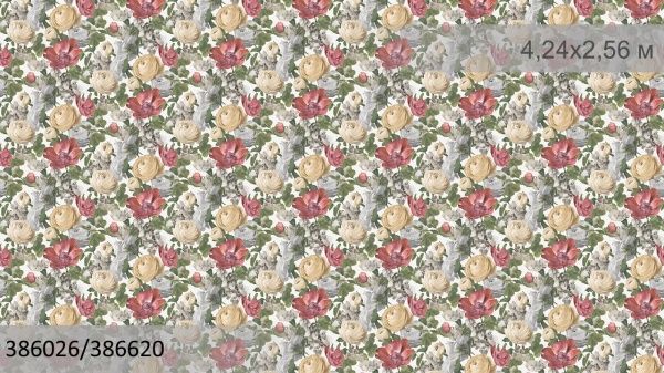 Шпалери вінілові на флізеліновій основі Sintra Rosalinda 386620 1,06x10,05 м 