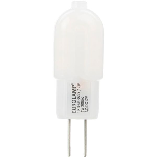 Лампа світлодіодна Eurolamp 2 Вт капсульна G4 12 В 3000 К LED-G4-0227(12)P