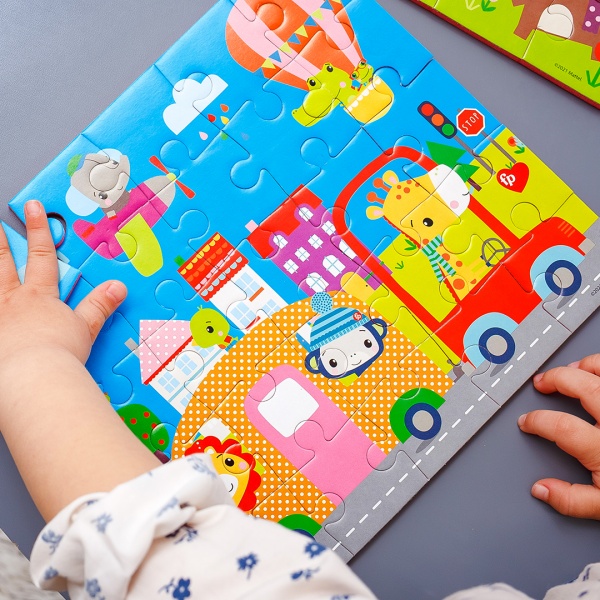 Пазли м’які Vladi Toys Фішер Прайс. Місто VT1109-05