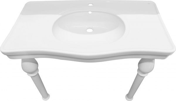Умивальник R.A.K. Deluxe DC0101AWHA з ніжками AL0102AWHA